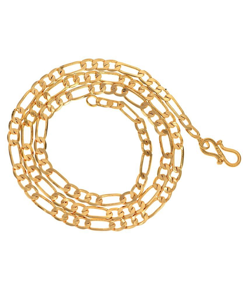     			Aadiyatri Designer One Gram Gold Plated Chain (20 inch)