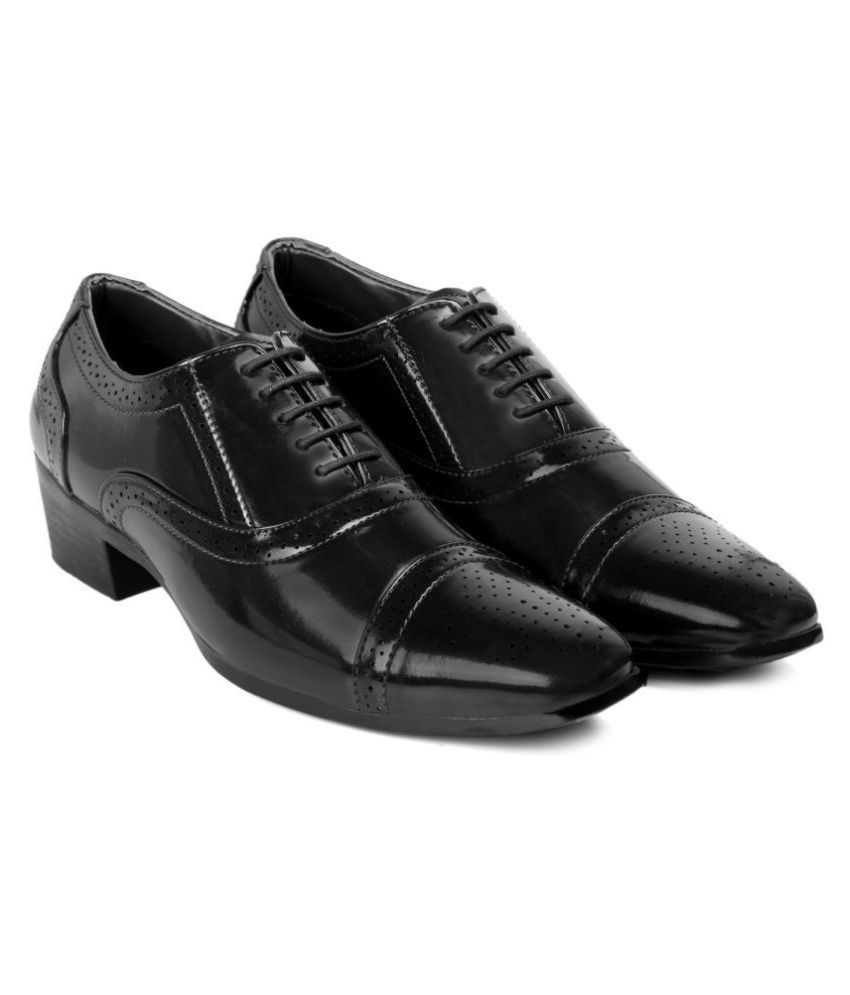     			BXXY Oxfords Black Formal Shoes