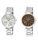 David Miller Stainless Steel Round Womens Watch