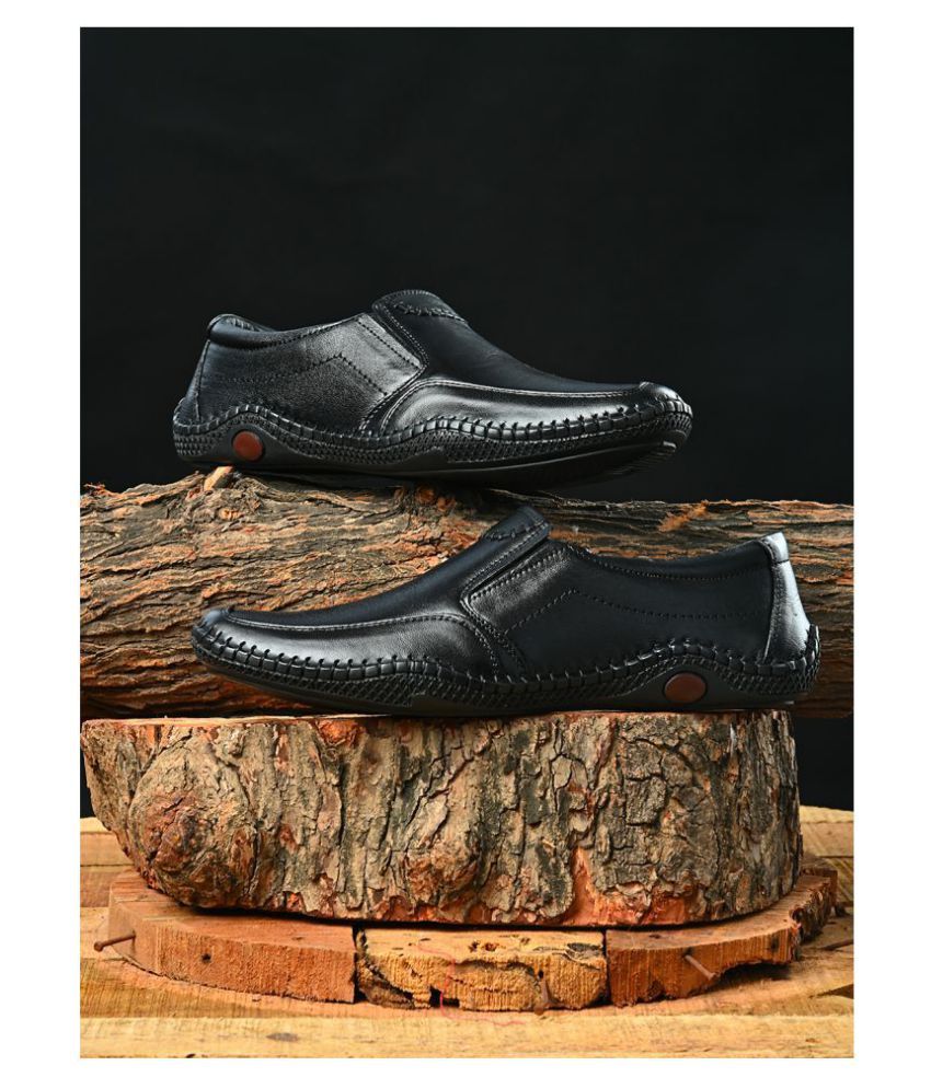 Mactree Genuine Leather Black Formal 