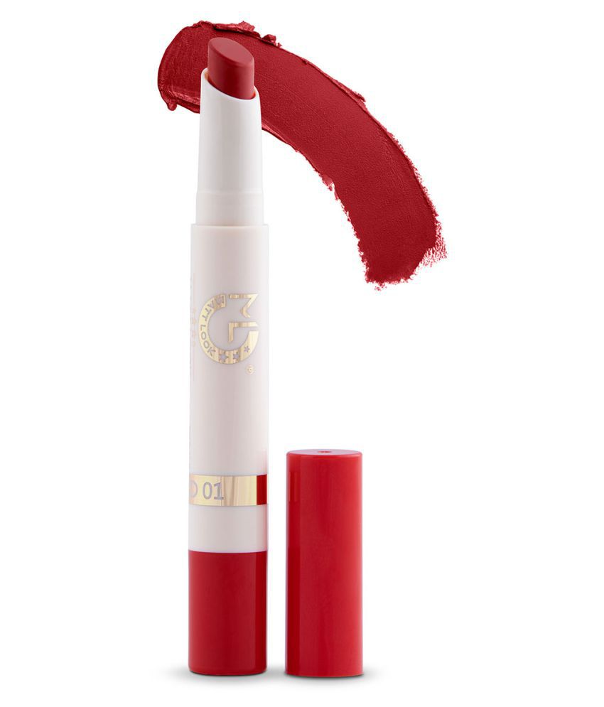    			Mattlook Velvet Smooth Non-Transfer, Long Lasting & Water Proof Lipstick, Hot Red (2gm)