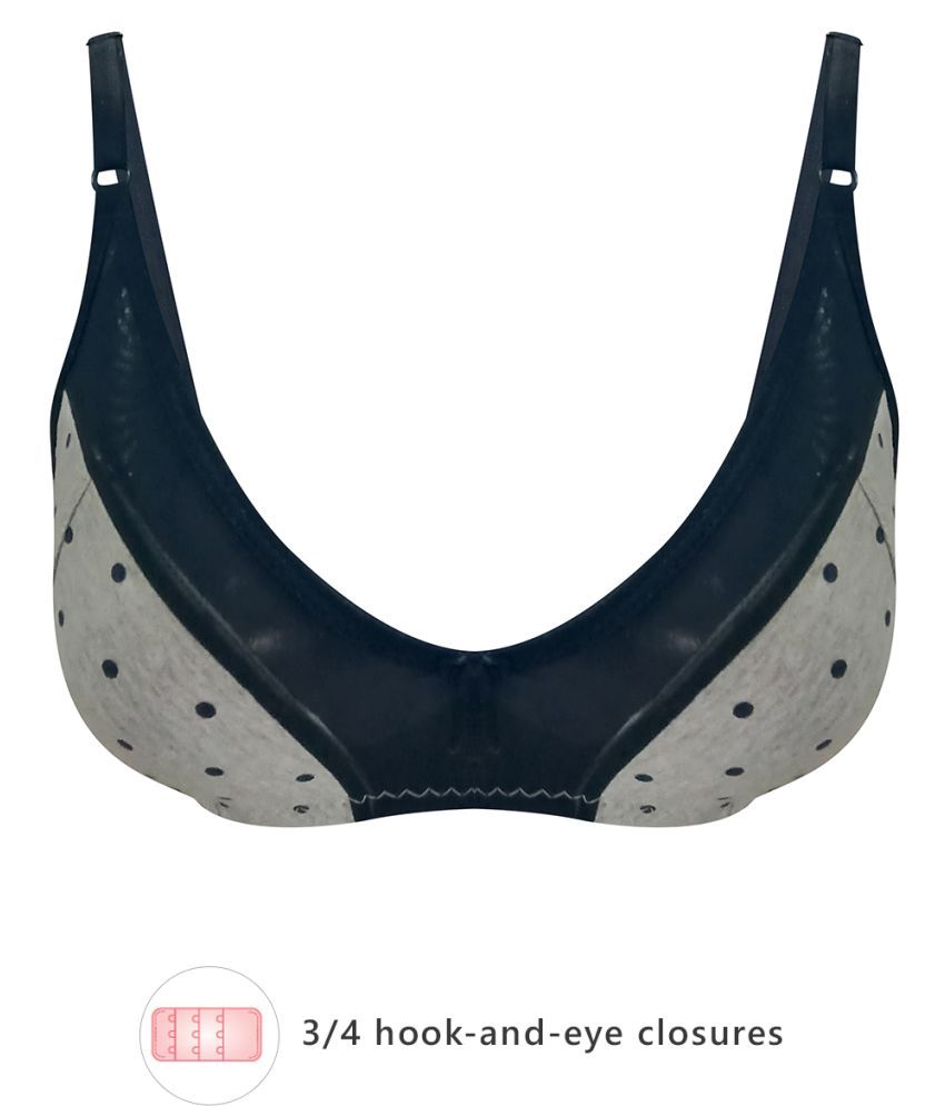     			Clovia Polyamide Everyday Bra - Grey Single