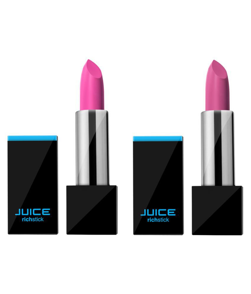     			Juice CANDY FLOSS & JAPANESE MAPLE Creme Lipstick M-1,M-91 Pink Pack of 2 200 g