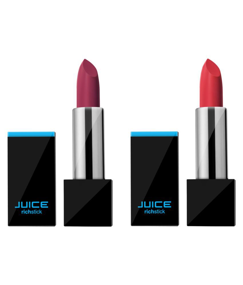     			Juice ROSE WINE & VIBRANT ORANGE Creme Lipstick M-5,M-61 Multi Pack of 2 200 g
