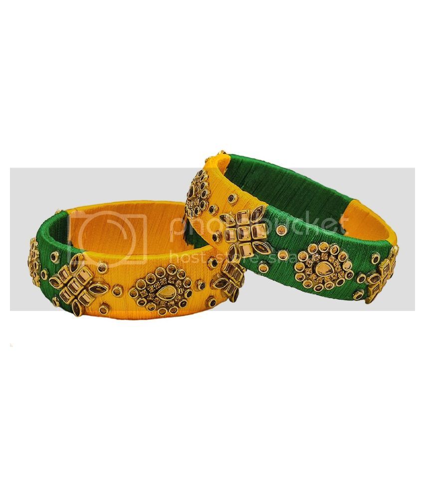 yellow bangles online