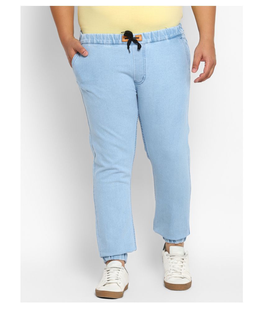     			Urbano Plus Light Blue Regular Fit Jeans Single