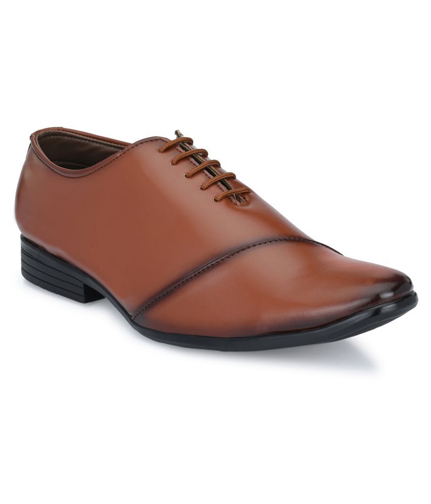     			Leeport - Tan Men's Formal Shoes
