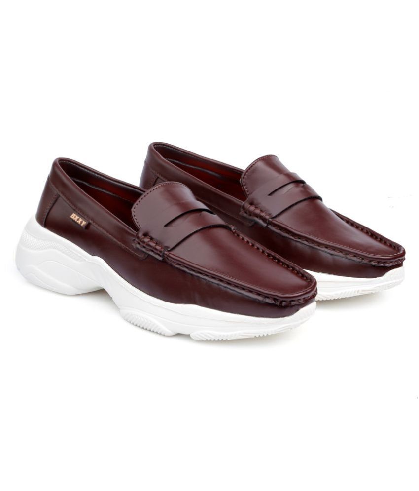     			BXXY Brown Loafers