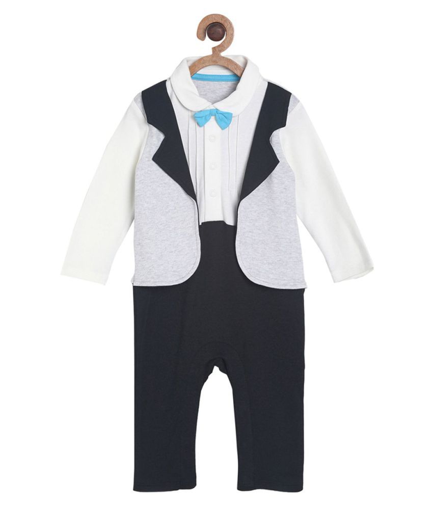     			MINI KLUB Multi Color Romper For Boys