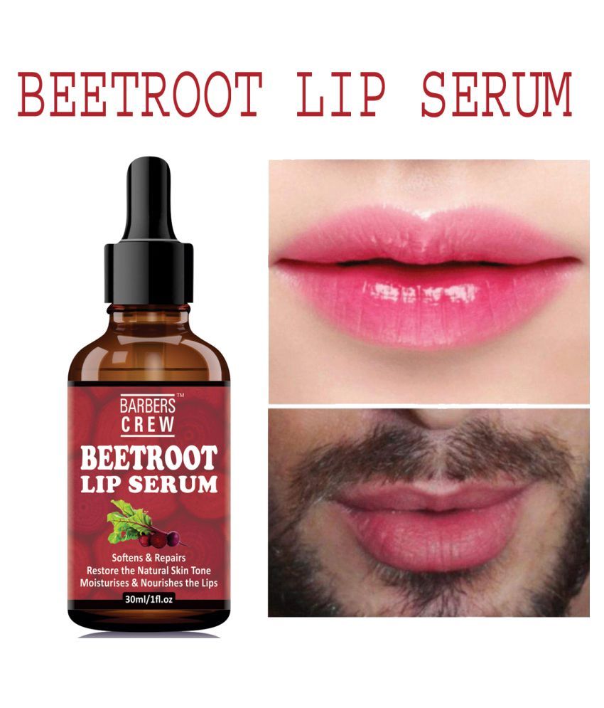     			Barbers Crew Beetroot Lip Serum For- For Glossy, Shiny & Soft Lips (Moisturizing & Nourishing) Men & Women Face Serum 30 mL