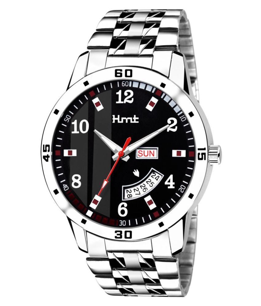     			EHMT HM-307-BK-Day & Date Stainless Steel Analog Men's Watch