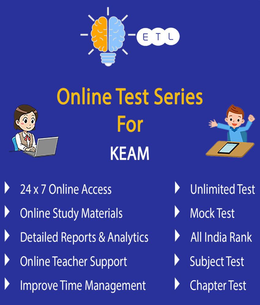    			Ease To Learn KEAM Online Test Series & Study Materials Online Tests