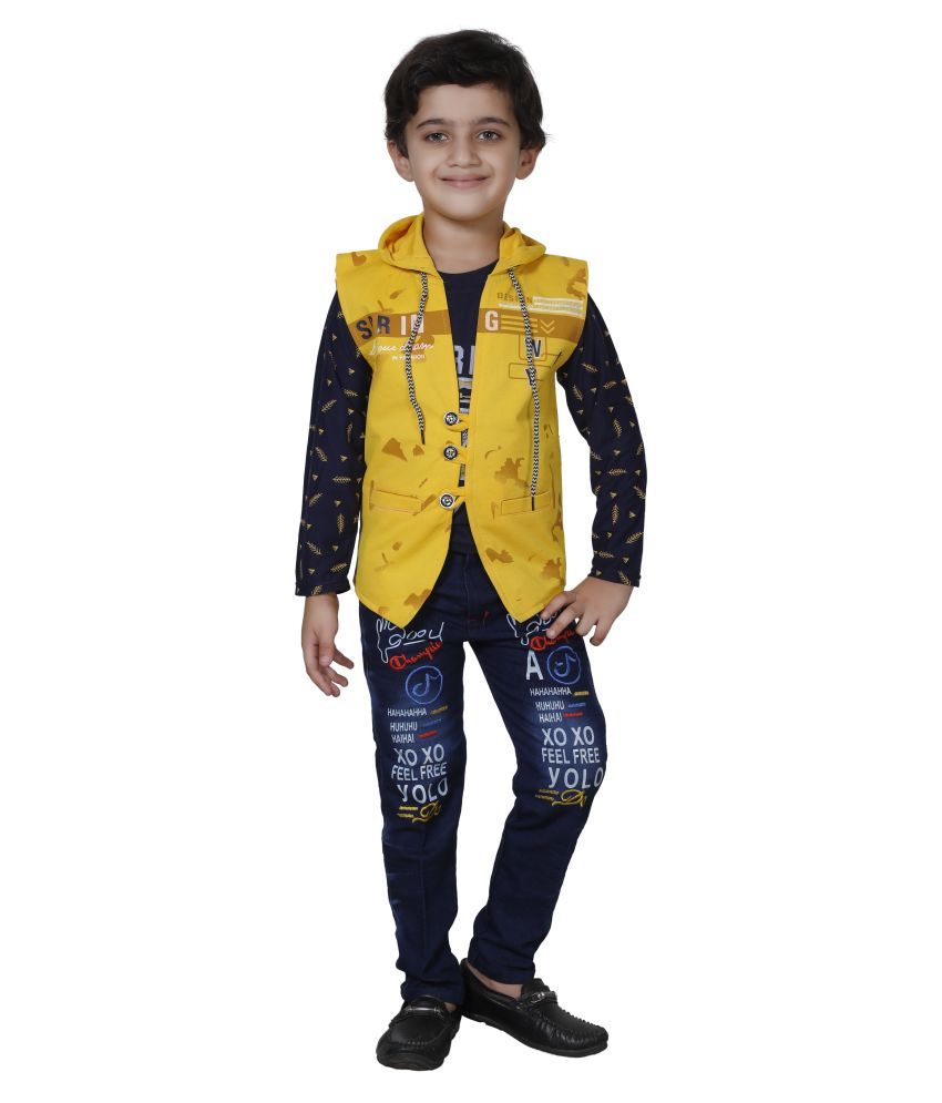     			FOURFOLDS Boy's 3-Piece Suit_N002