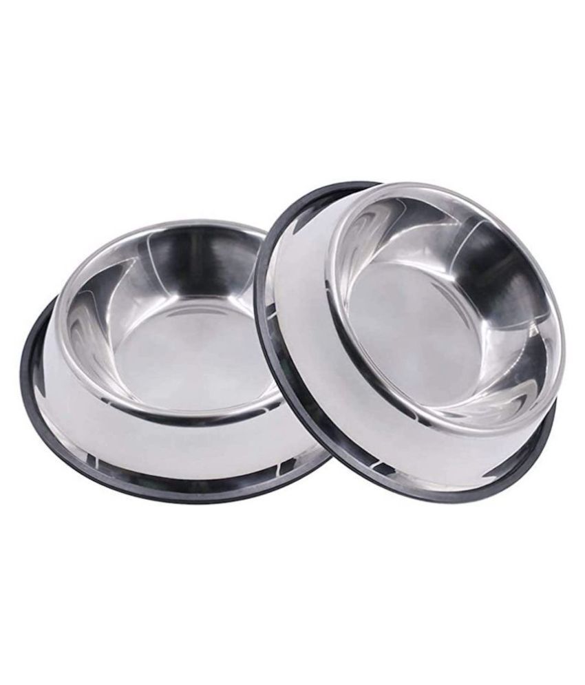     			Stainless Steel Dog Feeding Bowl- 300ml (Buy 1 Get 1 Free)