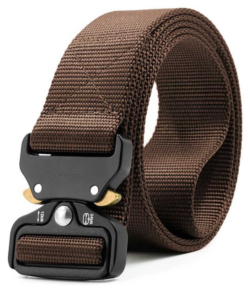     			Loopa Brown Nylon Casual Belt Pack of 1