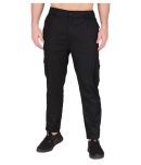 AADHAR Black Cotton Blend Trackpants