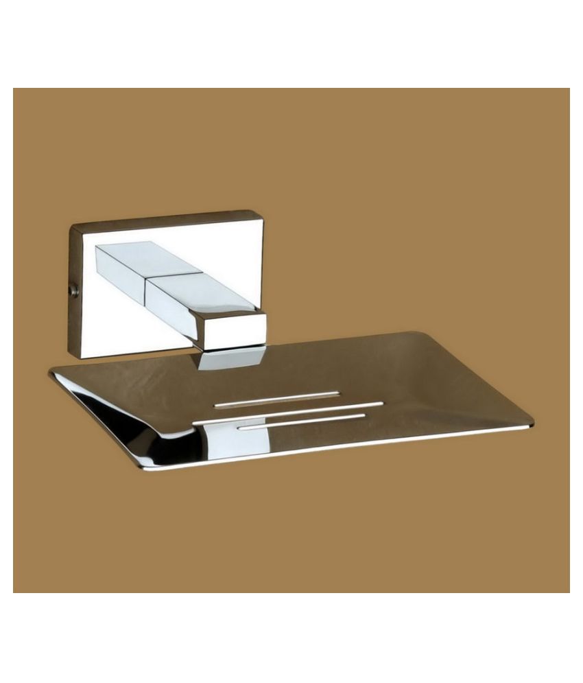     			ABYSS Ab-1787 Stainless Steel Chrome Soap Dish for Bathroom / Soap Stand / Soap Case / Bathroom Accessories (Steel Chrome Finish)