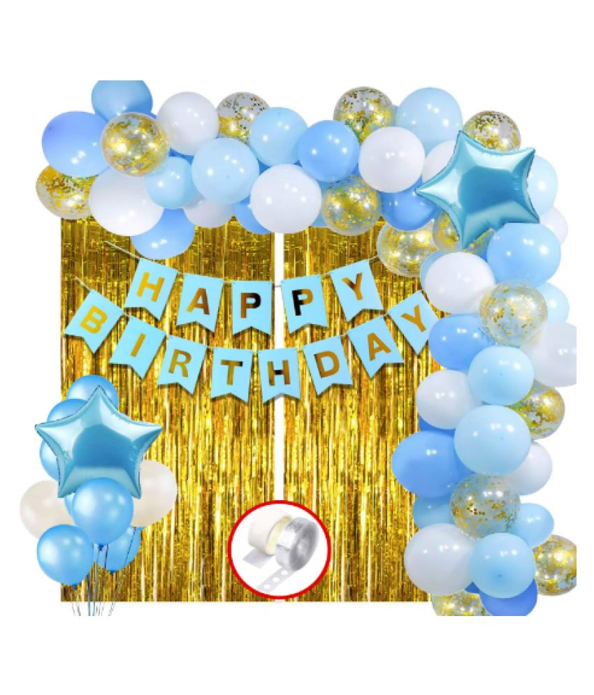     			Blooms Event 60pcs Blue Theme Glitter Combo