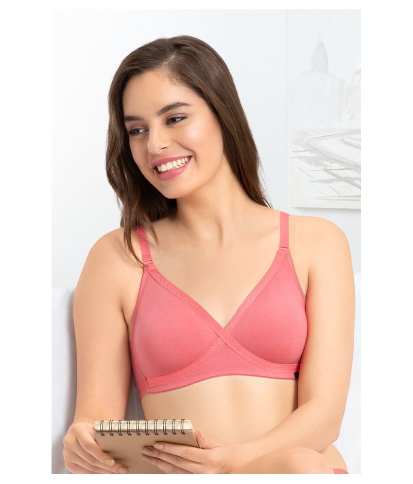     			Everyde by Amante Cotton Everyday Bra - Pink Single