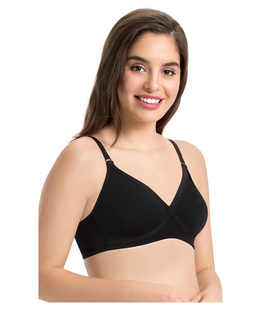     			Everyde by Amante Cotton Everyday Bra - Black Single