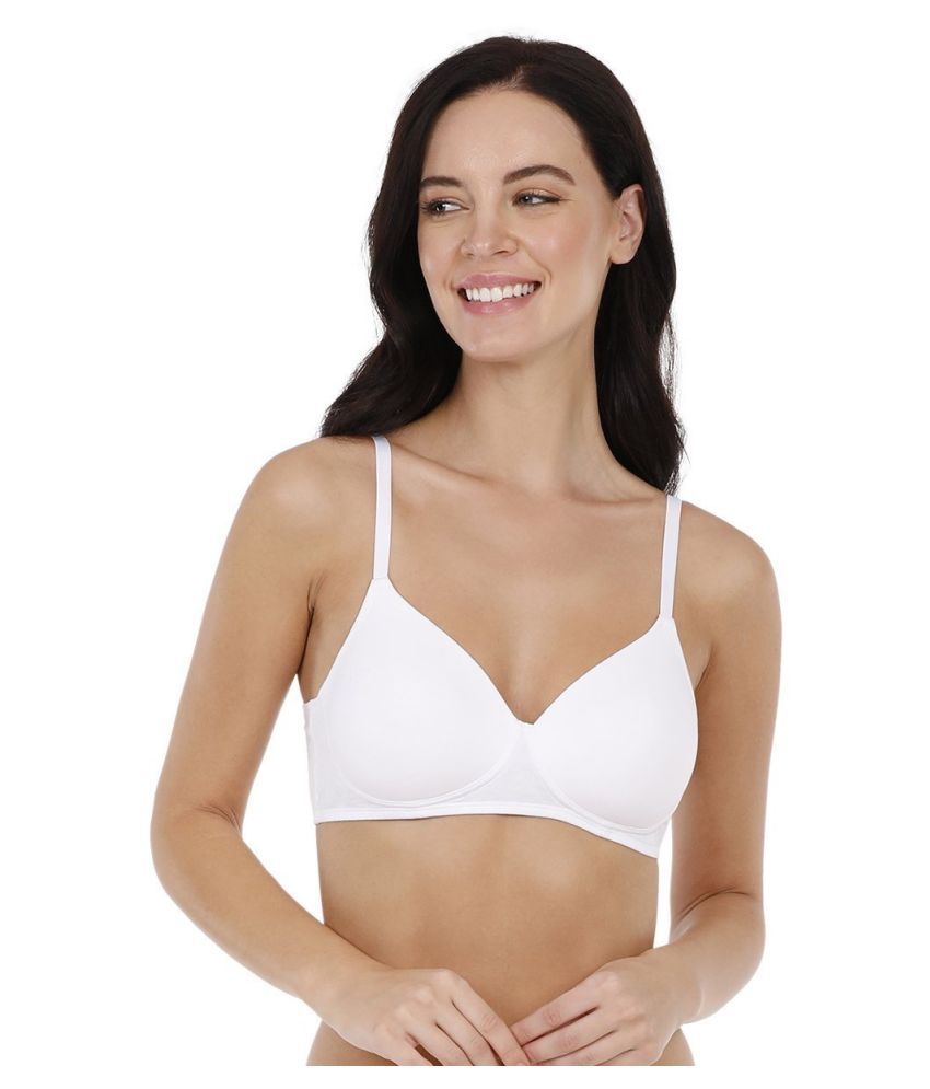     			Everyde by Amante Cotton T-Shirt Bra - White Single