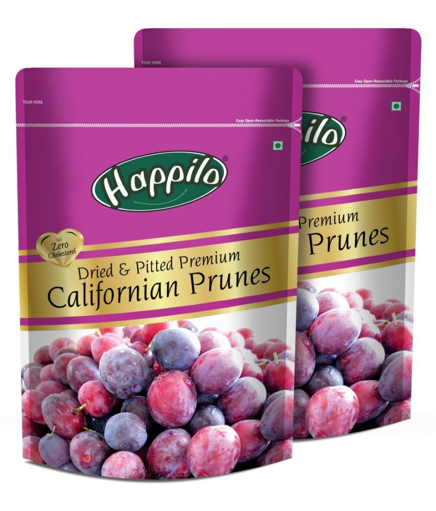 Happilo Premium Californian Pitted Prunes 200 g Pack of 2