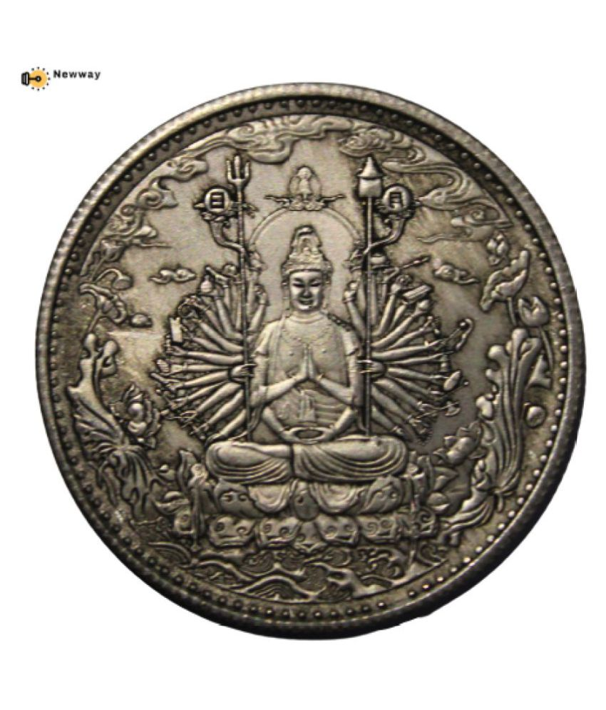     			Lucky Preying Buddha Old and Small Extremely Rare Coin