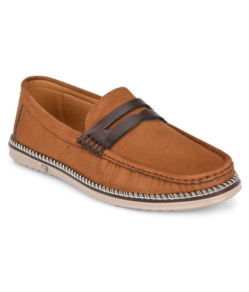     			Big Fox Tan Loafers