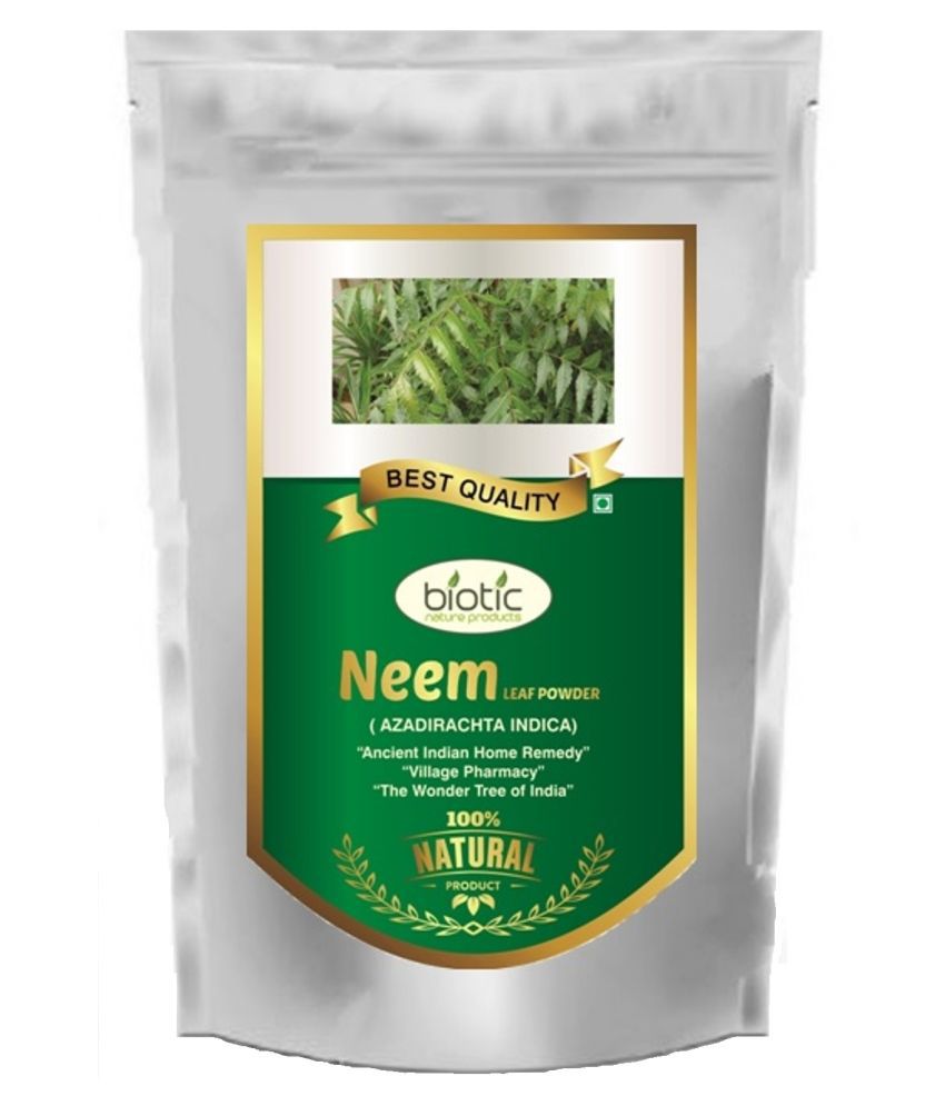     			Biotic Neem Leaf Powder (Azadirachta Indica) Neem Patta Powder 400 gm Pack of 4