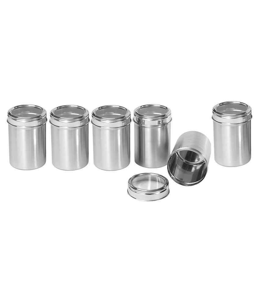     			Dynore Steel Food Container Set of 6 2750 mL