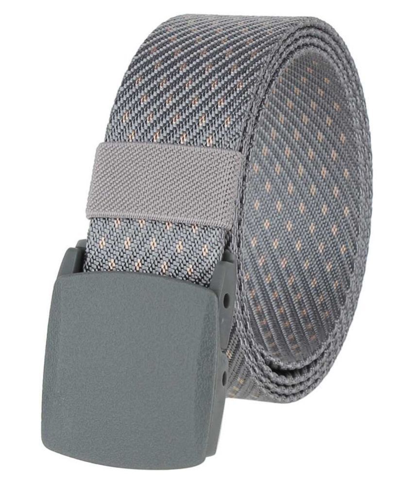     			Loopa - Light Grey Nylon Men's Casual Belt ( Pack of 1 )