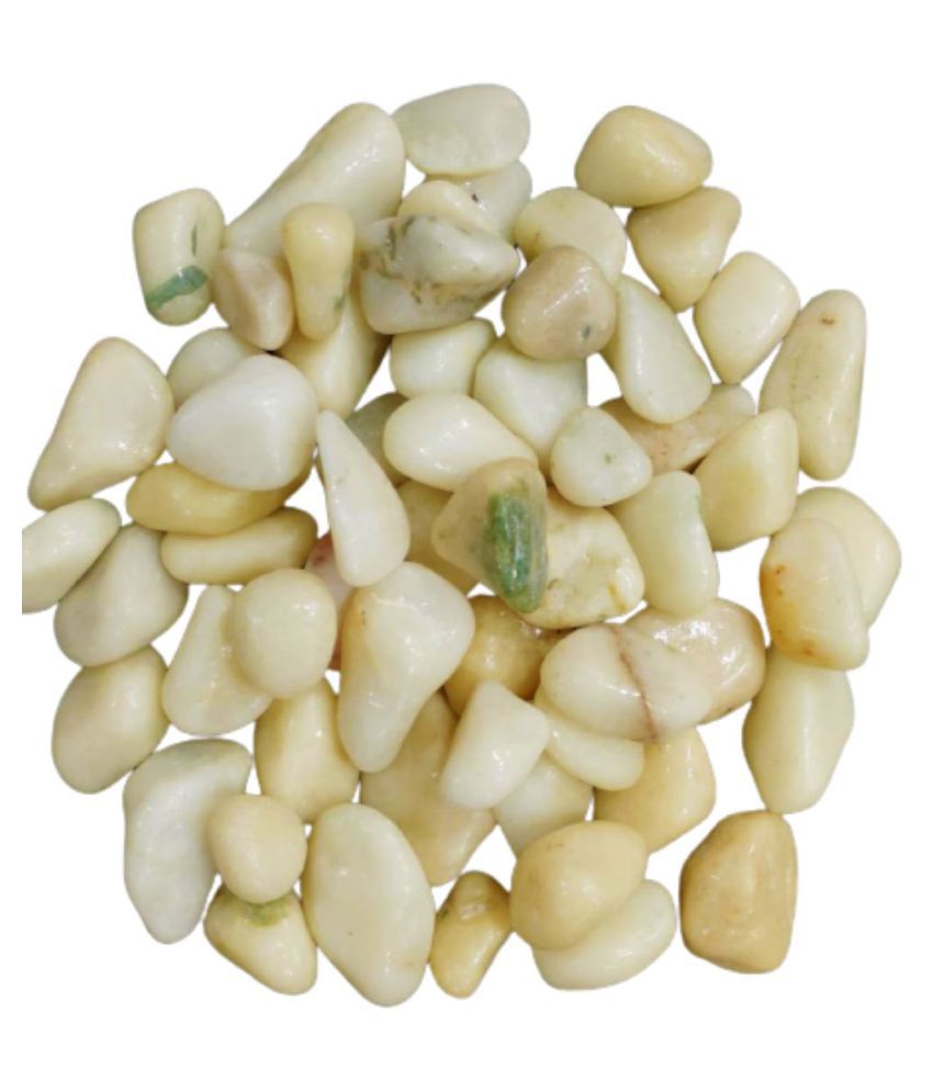     			Happy Fins Off White Decorative Aquarium Pebbles/Stone 475 g