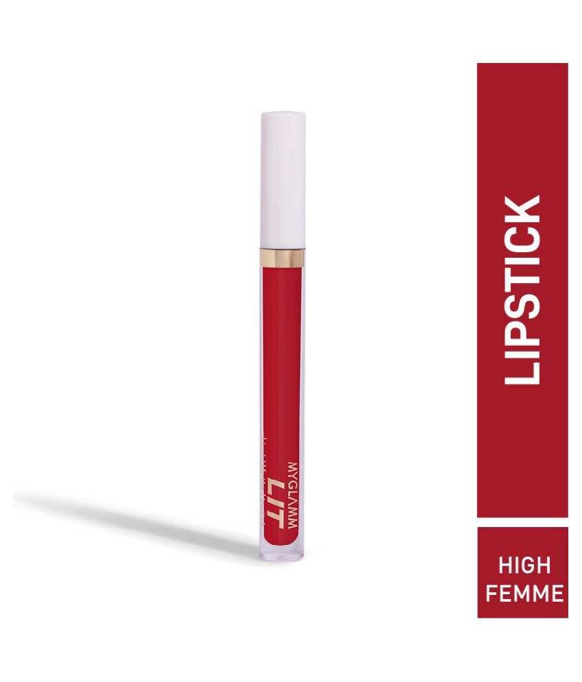     			MyGlamm LIT Liquid Matte Lipstick-High Femme-3ml