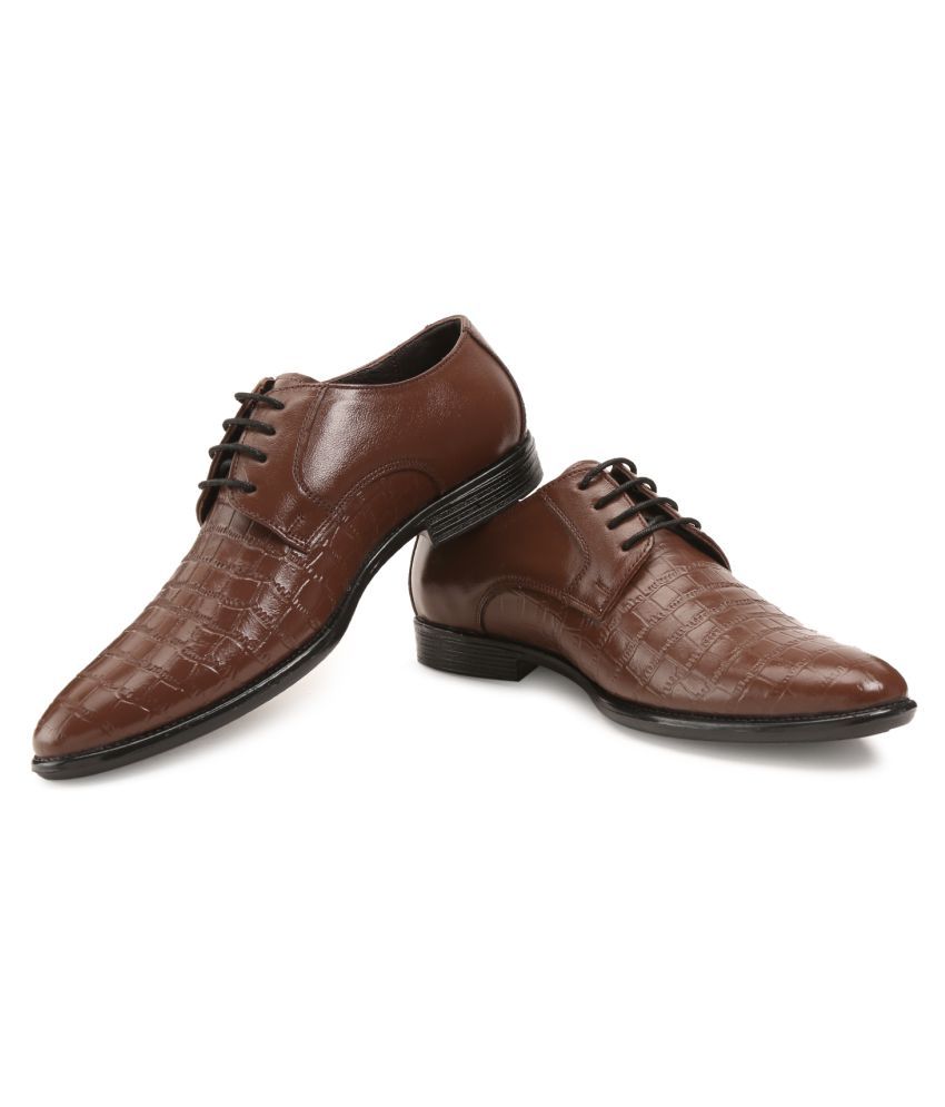snapdeal leather shoes price