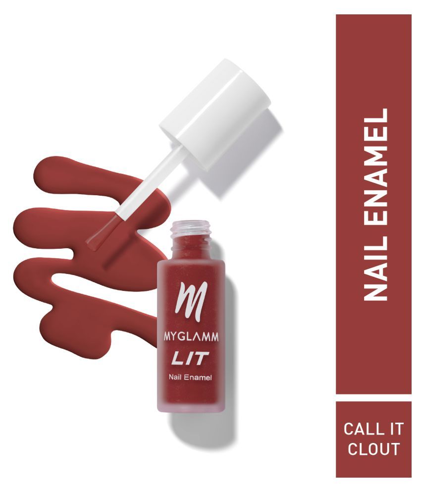     			MyGlamm LIT Matte Nail Enamel-Call It Clout-7ml