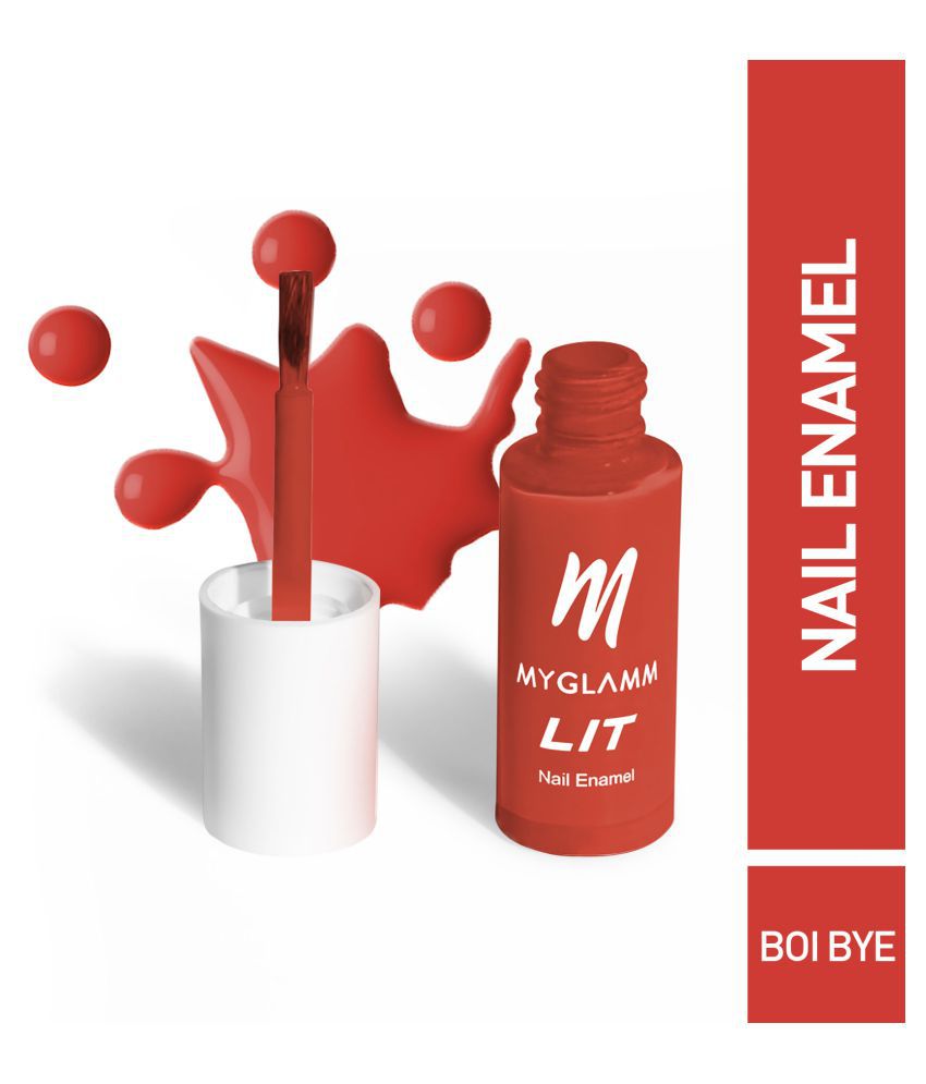     			MyGlamm LIT Nail Enamel-Boi Bye-7ml