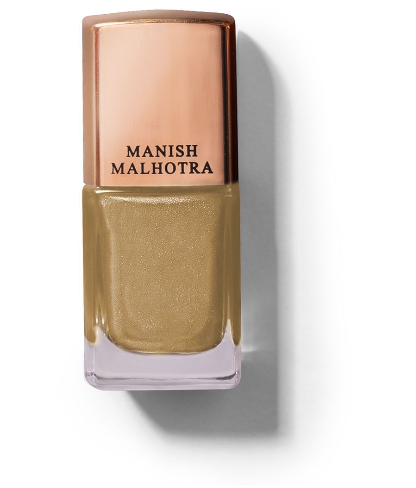     			Manish Malhotra Beauty By MyGlamm Gel Finish Nail Lacquer-Metallic-Blonde Muse-12ml