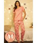 Clovia Cotton Nightsuit Sets - Pink Pack of 2