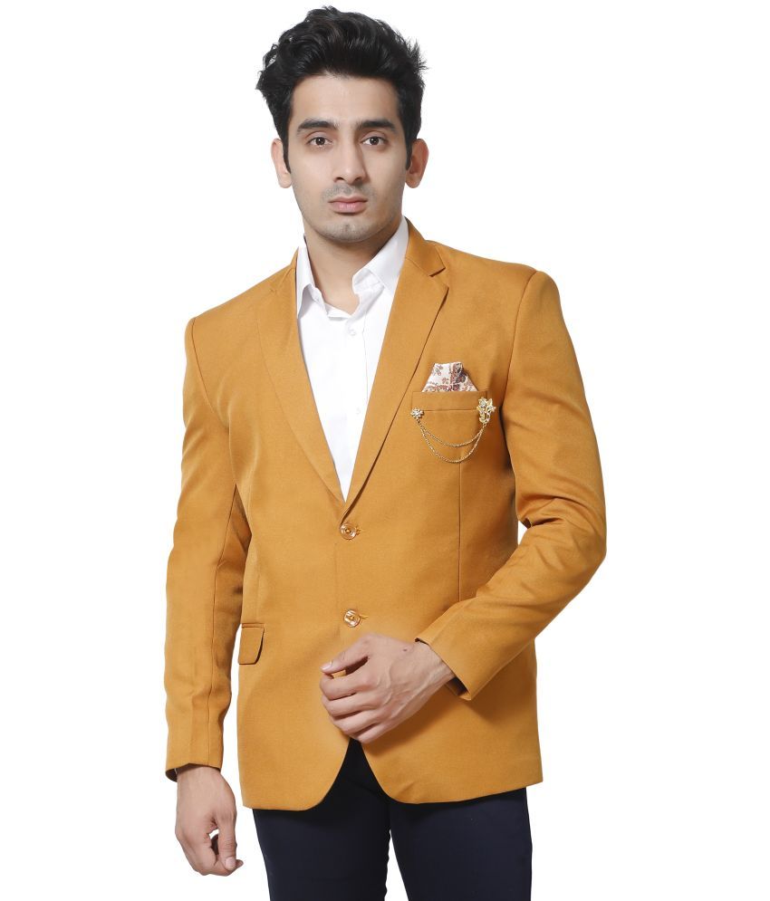     			Fourfolds Yellow Blazer