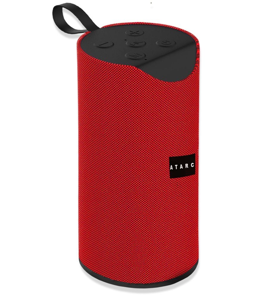     			ATARC TG 113 10 W Bluetooth Speaker Bluetooth V 5.1 with USB,SD card Slot,Aux Playback Time 6 hrs Red