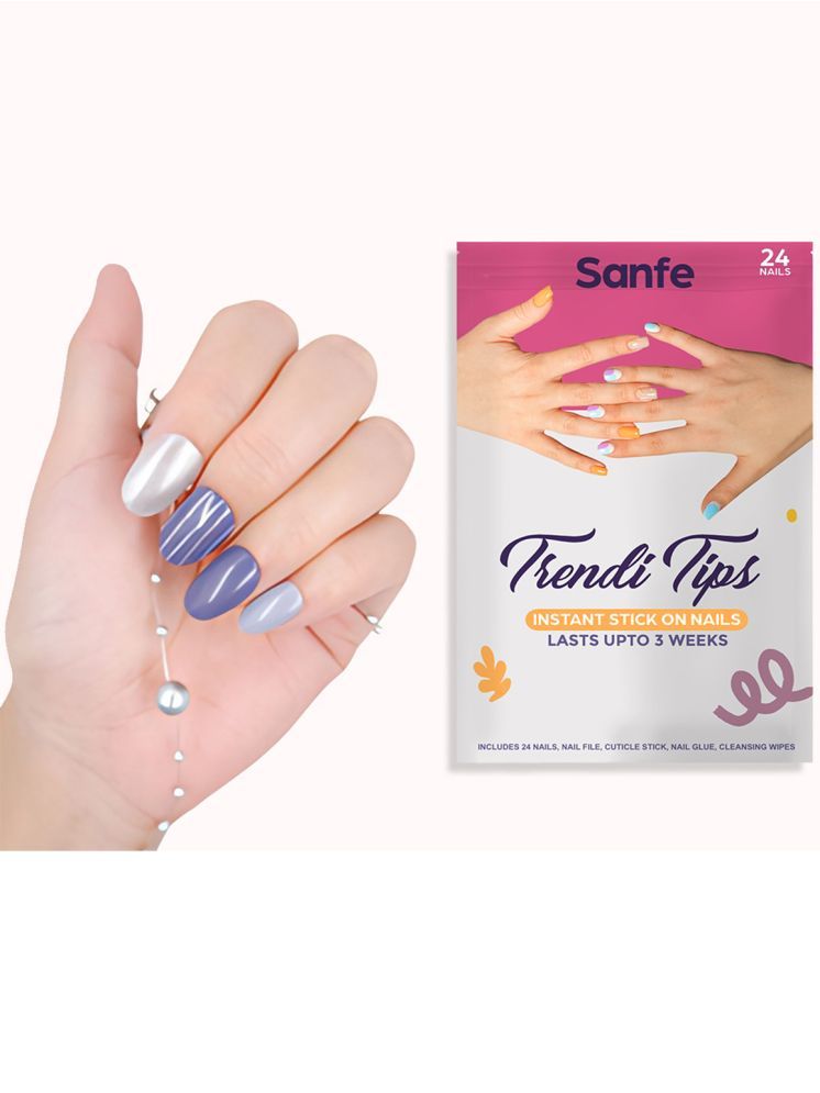     			Sanfe Press-Ons Nail Extension Finger Nails 24 no.s