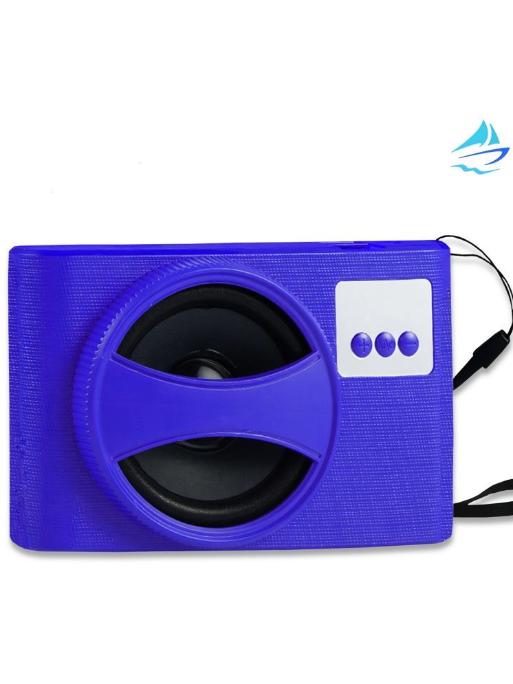     			ATARC AT-653 5 W Bluetooth Speaker Bluetooth V 5.1 with SD card Slot,USB Playback Time 4 hrs Blue