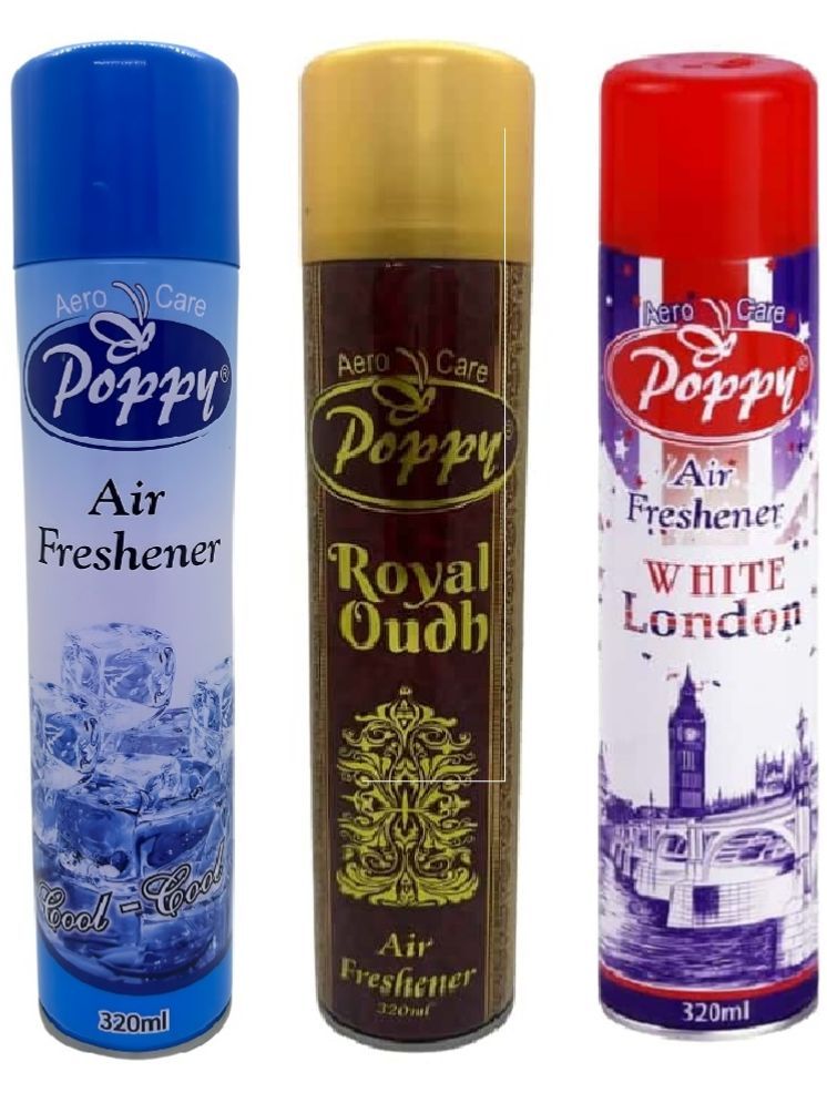     			Aero Care Poppy Room Freshener Spray ( Pack of 3 )