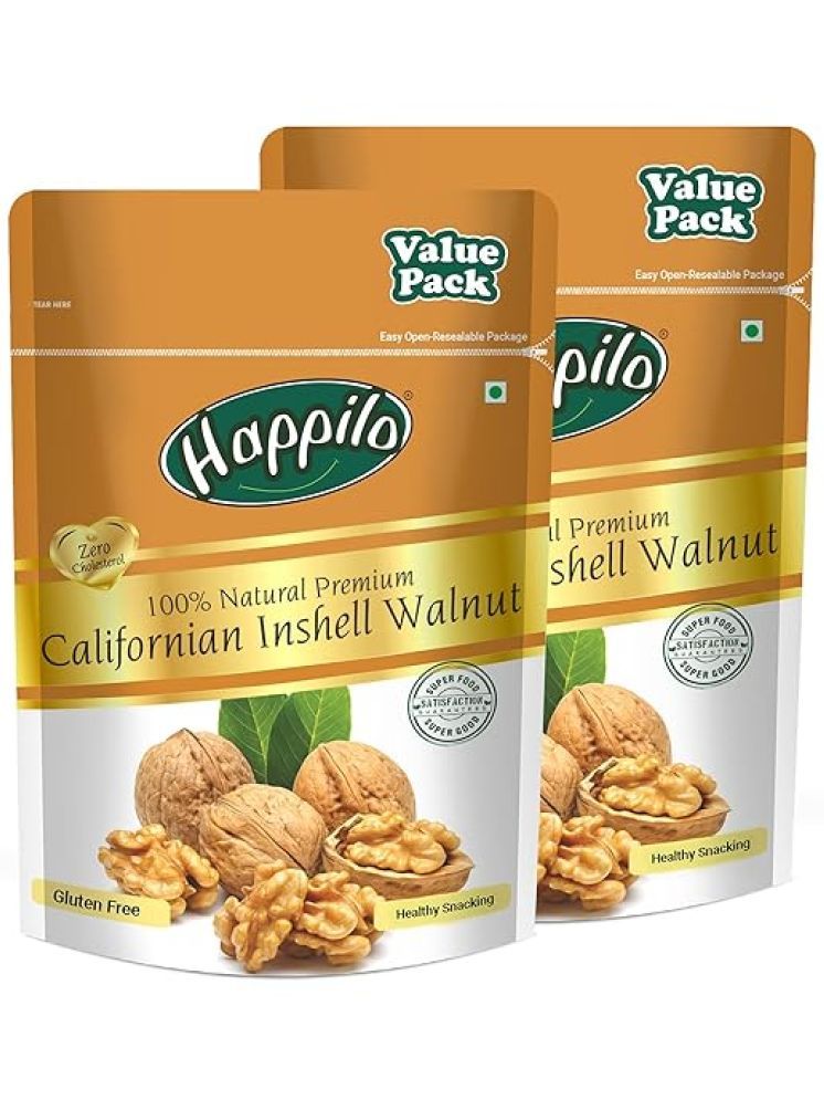     			Happilo Walnuts (Akhrot) 500 Pack of 2