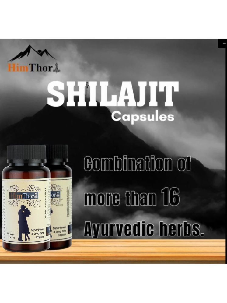     			HimThor Vitality Multivitamins for Men with Loh, Abharak & Vang Bhasma, Akarkara, Telmakhana, Safed Musli, Shatavari, Gokhura, Ashwagandha, Shilajit, Kaunvh Beej, Giloy,Vidharikand, etc - 60 Capsules x 2 ( 120 caps. )