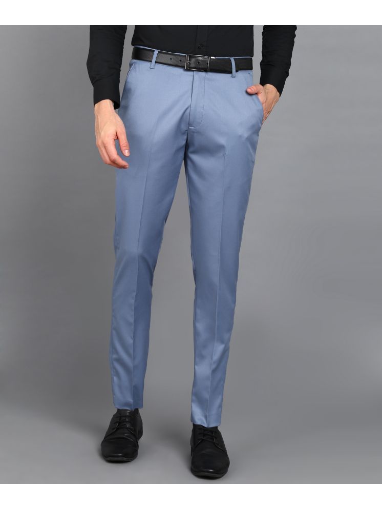     			Inspire Clothing Inspiration Slim Flat Men's Formal Trouser - Light Blue ( Pack of 1 )