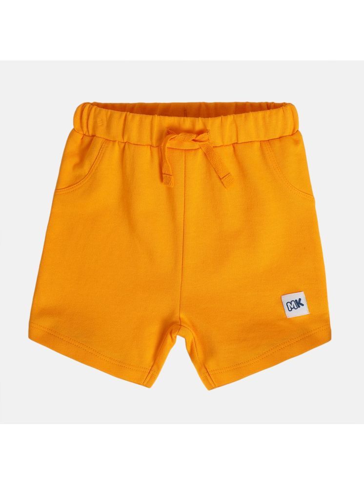     			MINI KLUB Pack of 1 Cotton Shorts For Baby Boys ( Mustard )