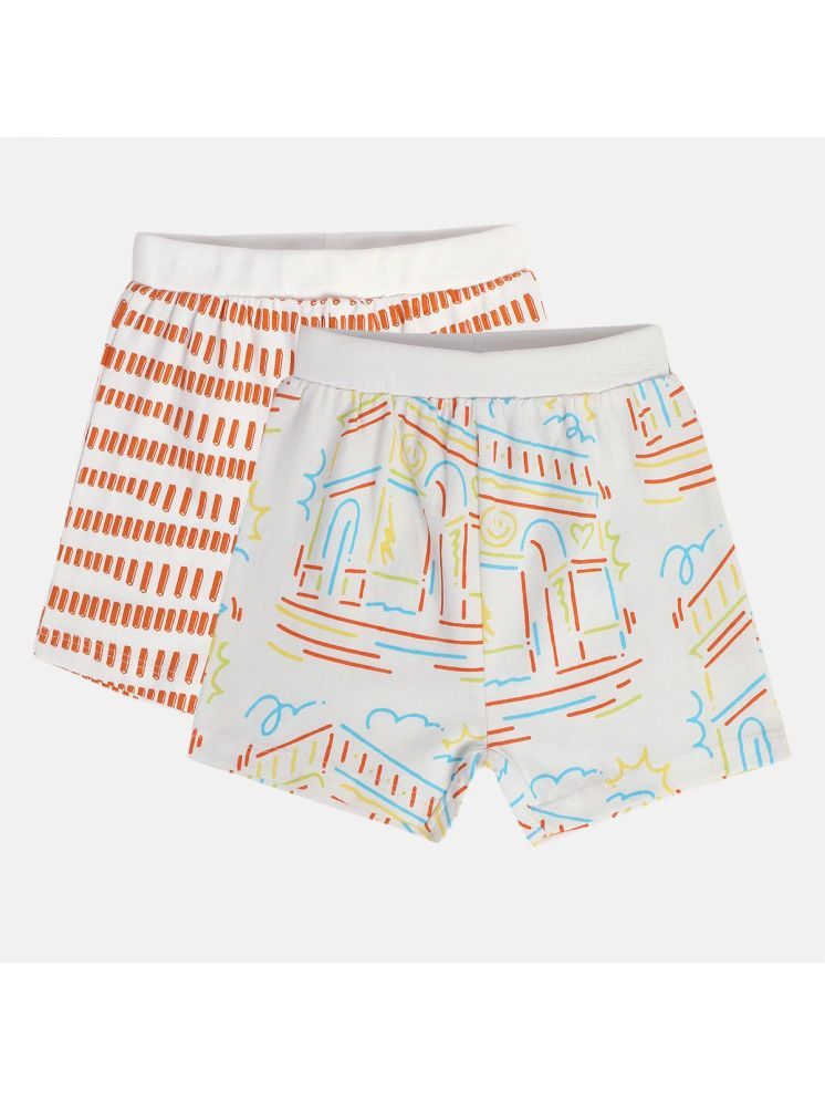     			MINI KLUB Pack of 2 Cotton Shorts For Baby Boys ( Multicolor 1 )