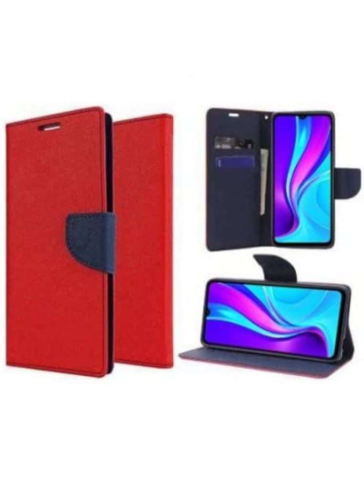     			Masque Red Flip Cover Artificial Leather Compatible For Xiaomi Redmi Y3 ( Pack of 1 )