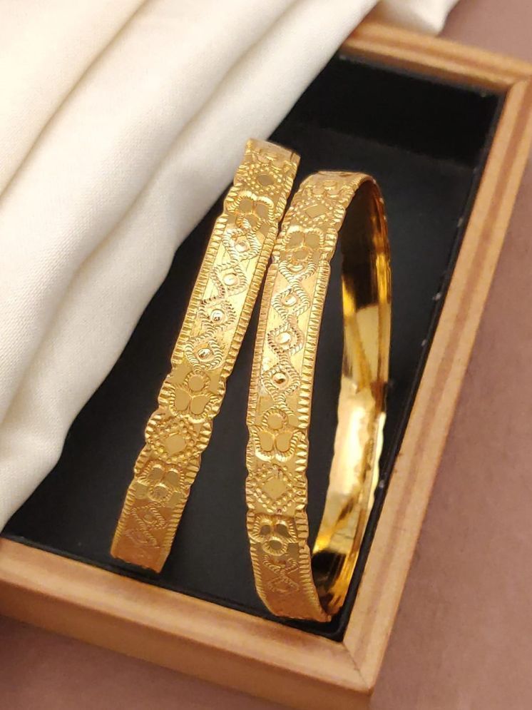     			Shivay Fashion Gold Bangle Set ( Pack of 1 )